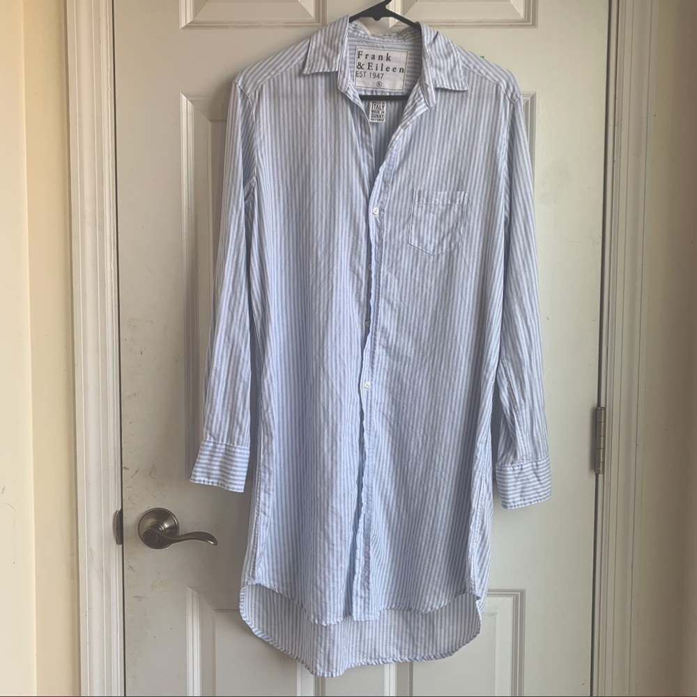 Frank & Eileen shirt dress in linen/cotton